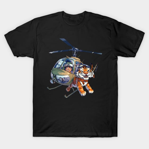 Calvin and Hobbes Roaring Recess T-Shirt by Thunder Lighthouse